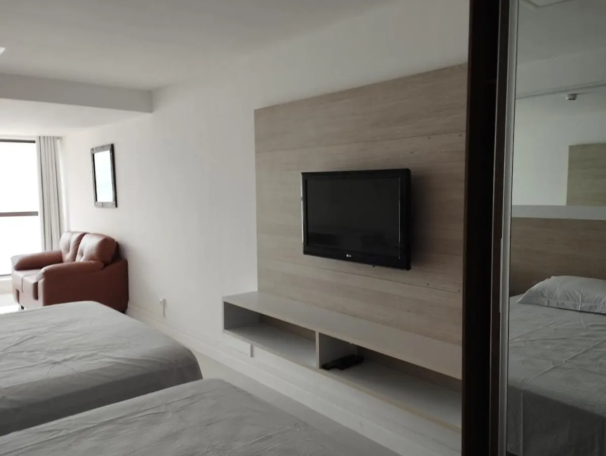 公寓 Flat Beira Mar Em Boa Viagem - Belissima Vista Para O Mar 累西腓 巴西