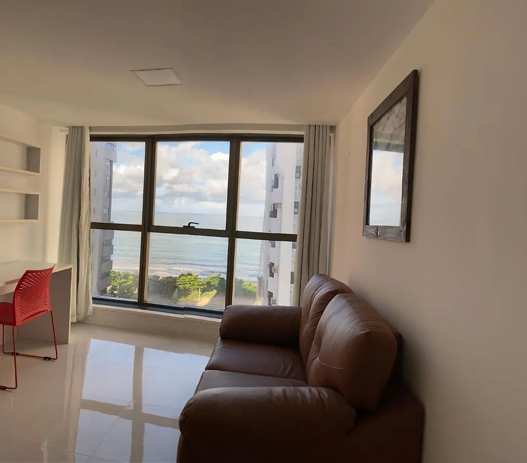 Flat Beira Mar Em Boa Viagem - Belissima Vista Para O Mar 累西腓