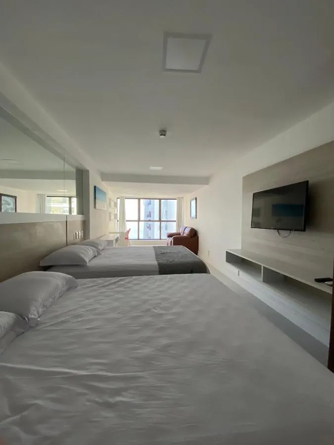 Flat Beira Mar Em Boa Viagem - Belissima Vista Para O Mar 累西腓