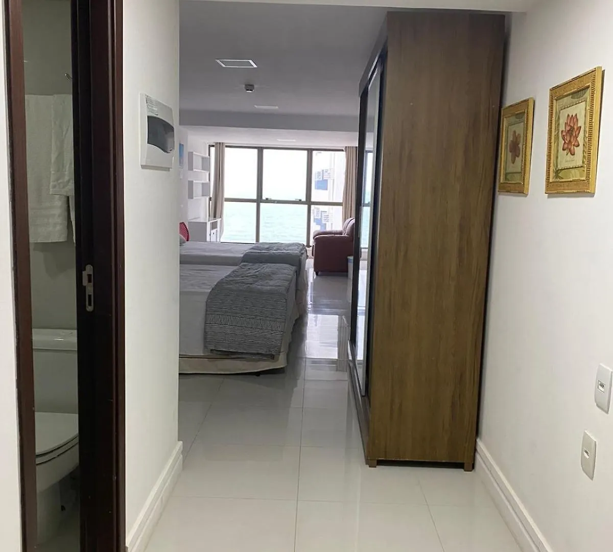 Flat Beira Mar Em Boa Viagem - Belissima Vista Para O Mar 累西腓 0*,