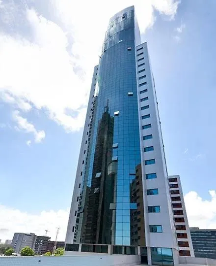 公寓 Flat Beira Mar Em Boa Viagem - Belissima Vista Para O Mar 累西腓 巴西